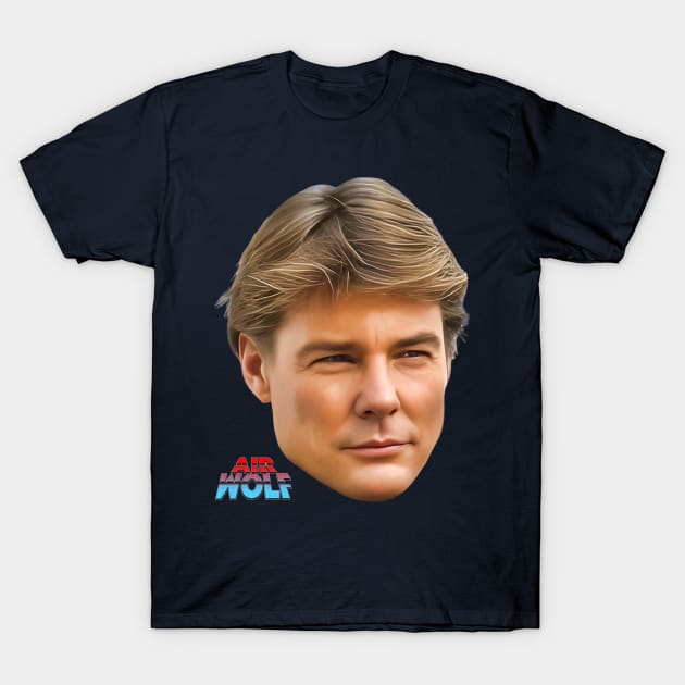 AIRWOLF - Stringfellow Hawke T-Shirt by darklordpug